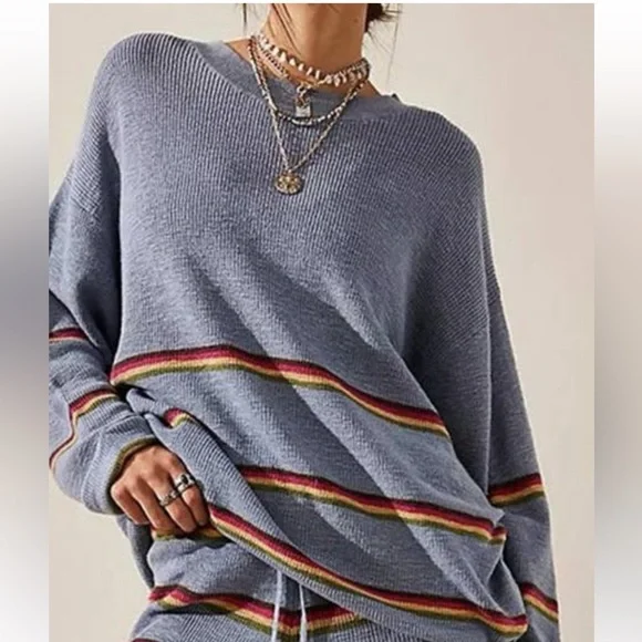 Free People Mariner Sweater Set Size Xl - Picture 3 of 7